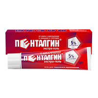 Пенталгин экстра-гель гель д/наружн. прим. 5% 50 г №1, Отисифарм ПАО, произведено Лекко/ Фармстандарт-Томскхимфарм ОАО