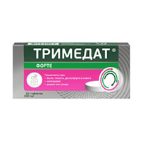 Тримедат форте табл. с пролонг. высвоб. п/о пленочной 300 мг №20, Валента Фармацевтика ОАО