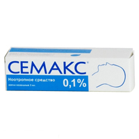 Семакс капли наз. 0.1% 3 мл №1, Пептоген Инновационный научно-производственный центр ЗАО