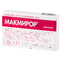 Макмирор табл. п/о 200 мг №20, Поли Индустрия Кимика С.п.А., произведено Доппель Фармацеутици С.р.Л.